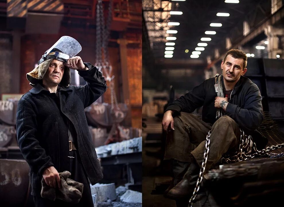 тракторист. образ рабочего человека. работяга шахтер. фотосессия на заводе мужчины. работяга с завода.