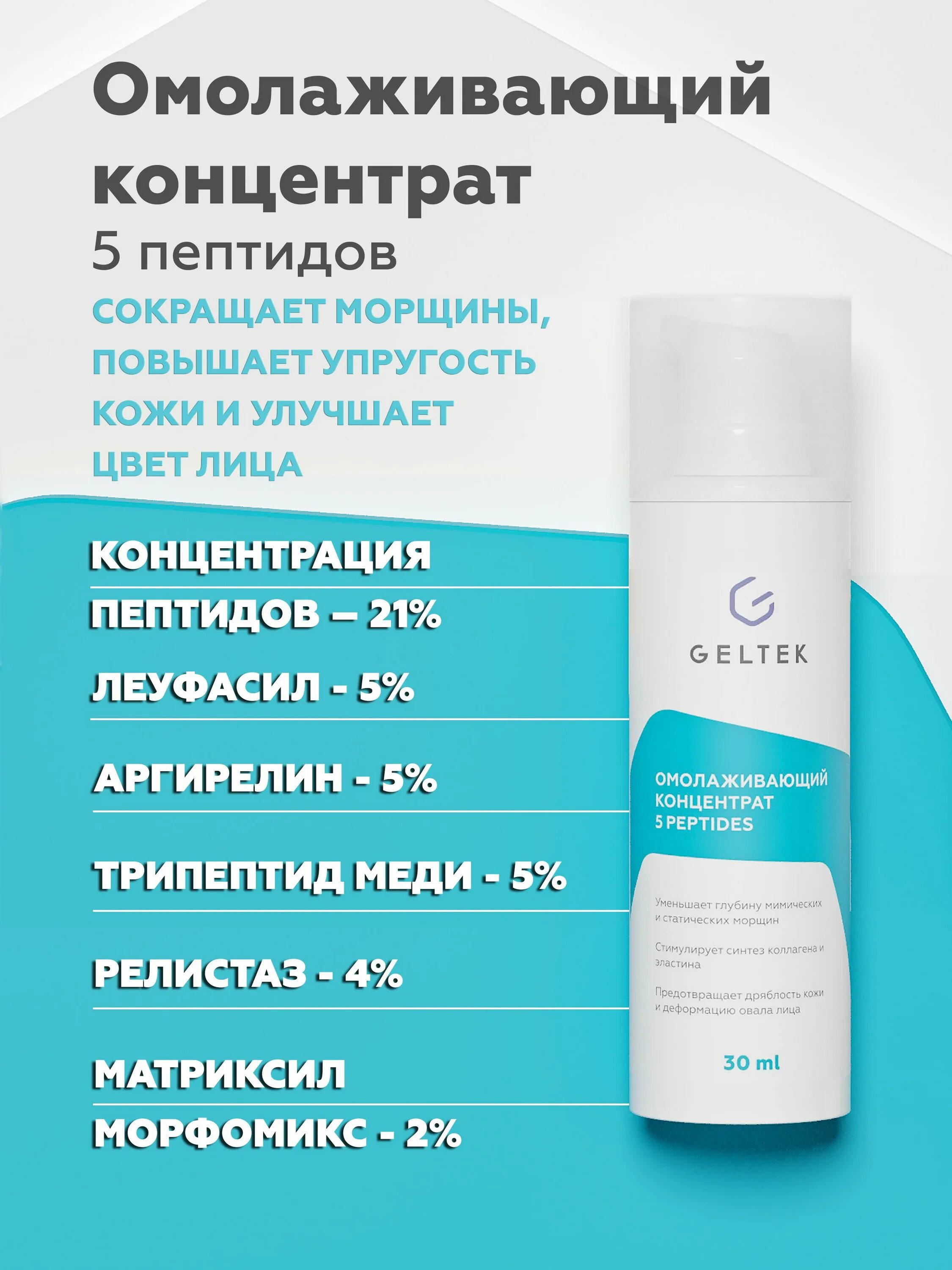 Омолаживающий концентрат 5 Peptides. Гельтек антивозрастная сыворотка. Гельтек антивозрастная сыворотка с пептидами 5 Peptides, 30мл. Гельтек анти эйдж концентрат. Омолаживающий концентрат