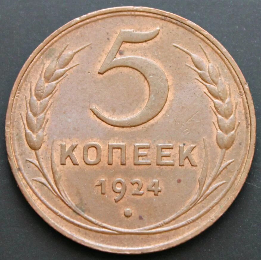 Монета 5 копеек 1924 года. 5 Копеек 1924 шт 1.1. 5 Копеек 1924 штемпельный блеск. Монета 5 копеек 1924