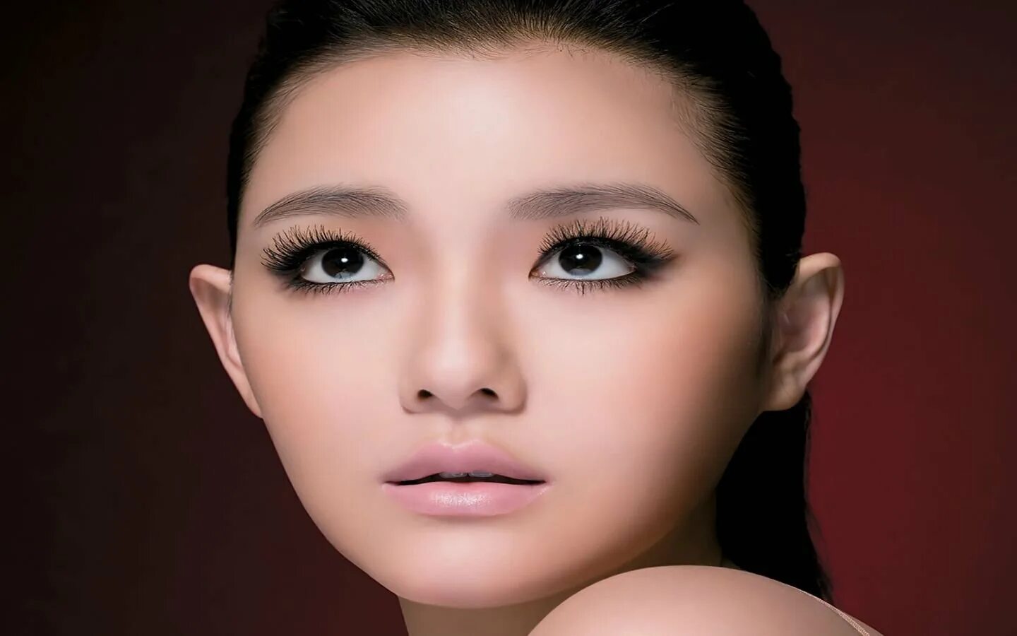 Смоки айс на азиатские глаза. Макияж для азиатских глаз. Вечерний макияж для азиатских глаз. Раскосые азиатские глаза. Красивое лицо японки