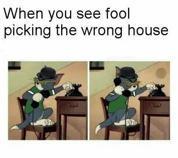 The wrong house