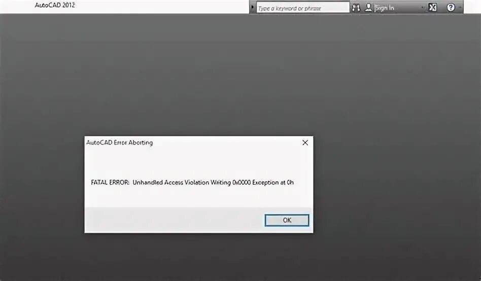 Access violation writing location. Фатальная ошибка: unhandled access violation writing 0x7a750c3a. unhandled access violation writing. fatal error! unhandled exception: 0. fatal error # 0.