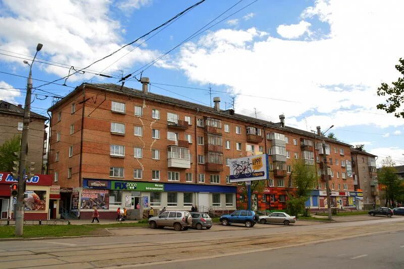 Perm, Mira st house 6А. Apartment house