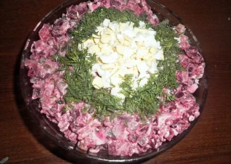 Салат с селедкой пошаговый