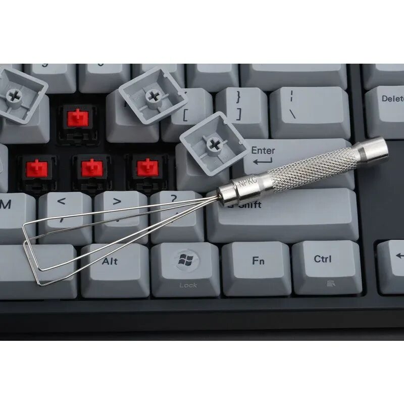 Keyboard tool. Mechanical keyboard keycaps. сниматель кейкапов. металлические кнопки для клавиатуры. съемник для клавиатуры.