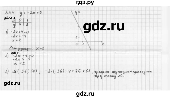 Алгебра 8 класс номер 834