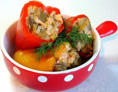 Как приготовить болгарский перец с овощами