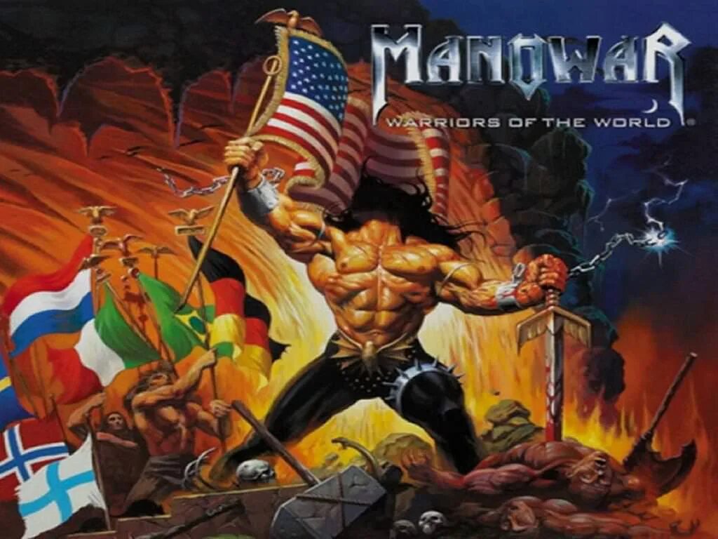 Мановар постеры. Группа Manowar иллюстрации. Manowar 1996. Manowar обложки. Manowar united warriors