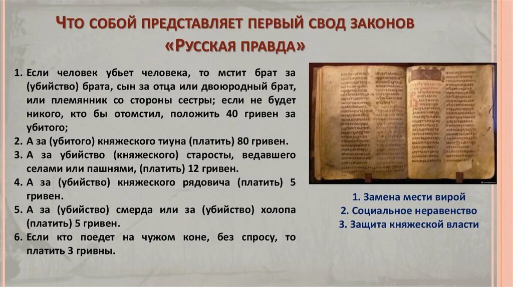 Русская правда 1 письменный свод законов. Русская правда свод законов связан с именем