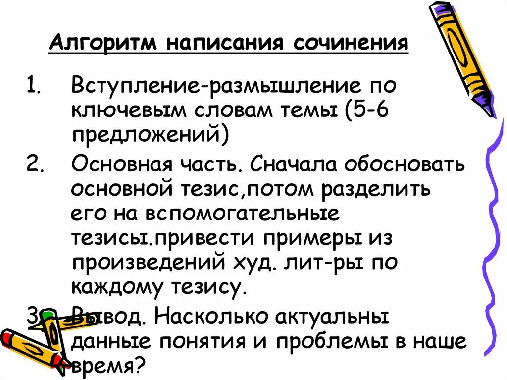 Как написать сочинение план 6 класс. Алгоритм составления эссе. Алгоритм написания сочинения эссе. Алгоритм написания сочинения 3 класс. Алгоритм сочинения рассуждения.