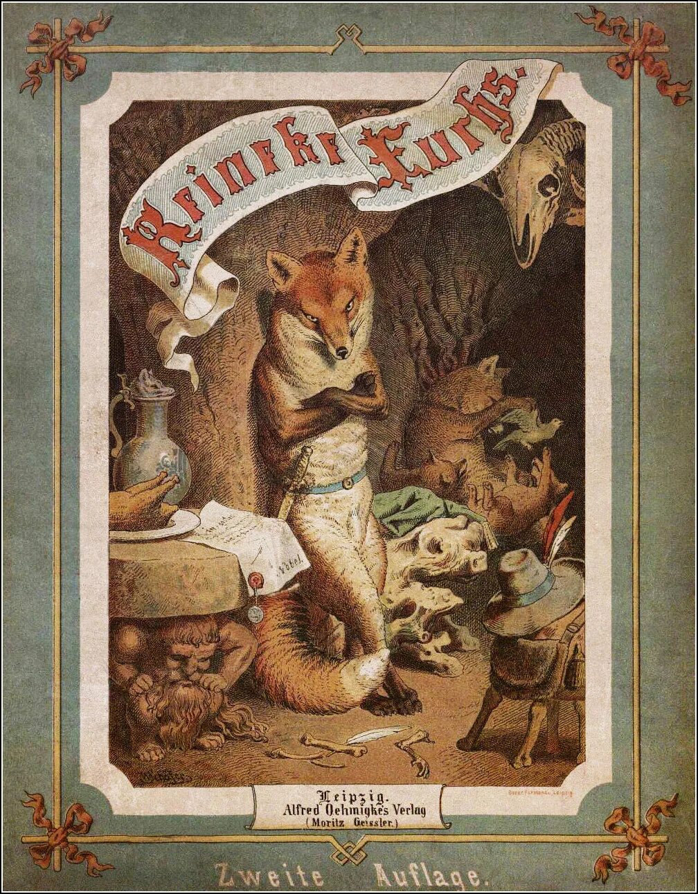 рейнеке лис гравюры. рейнеке лис каульбах. рейнеке фукс жж. в. рейнеке лис иллюстрации.