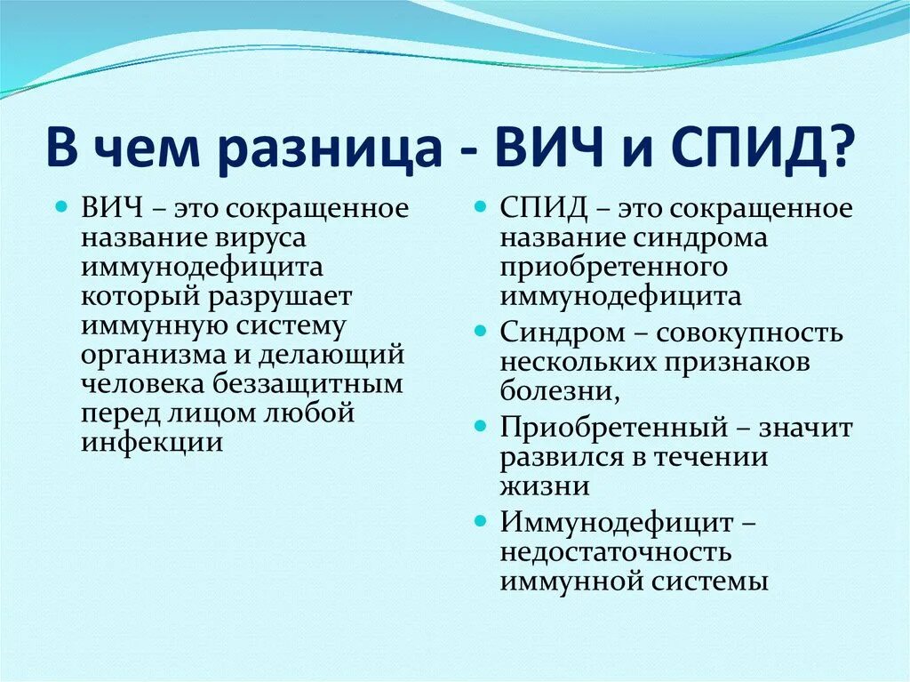 ВИЧ И СПИД отличия. Разница между ВИЧ И СПИД. Отличие ВИЧ от СПИДА. СПИД И ВИЧ В чеммразница. Какая спид версия песня