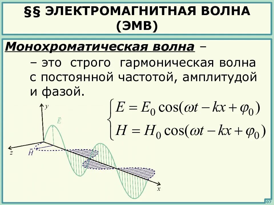 Уравнение и график плоской гармонической волны. Бегущая гармоническая электромагнитная волна. Бегущая гармоническая электромагнитная волна. Длина волны и период колебаний. Бегущая гармоническая электромагнитная волна.