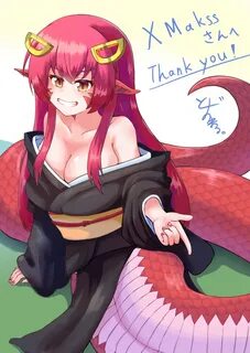 kimono miia(monster_musume) monster_girl monster_musume_no_iru_nichijou no_...