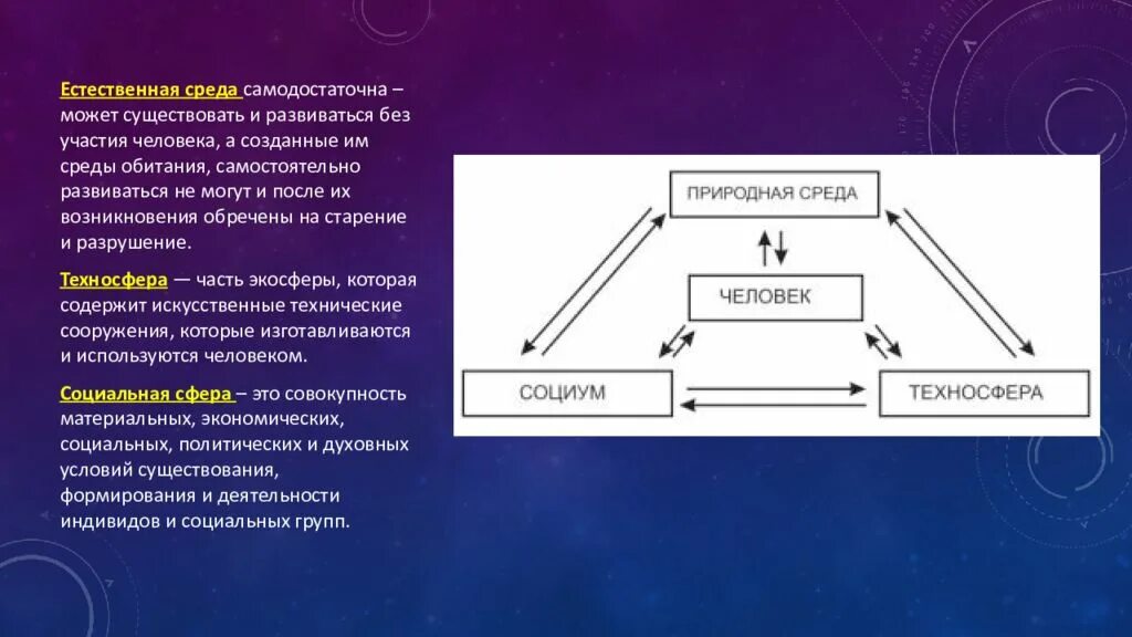 Естественная среда обитания человека. Схема взаимодействия человека со средой обитания. Природная и социальная среда обитания человека. Искусственная среда обитания человека.