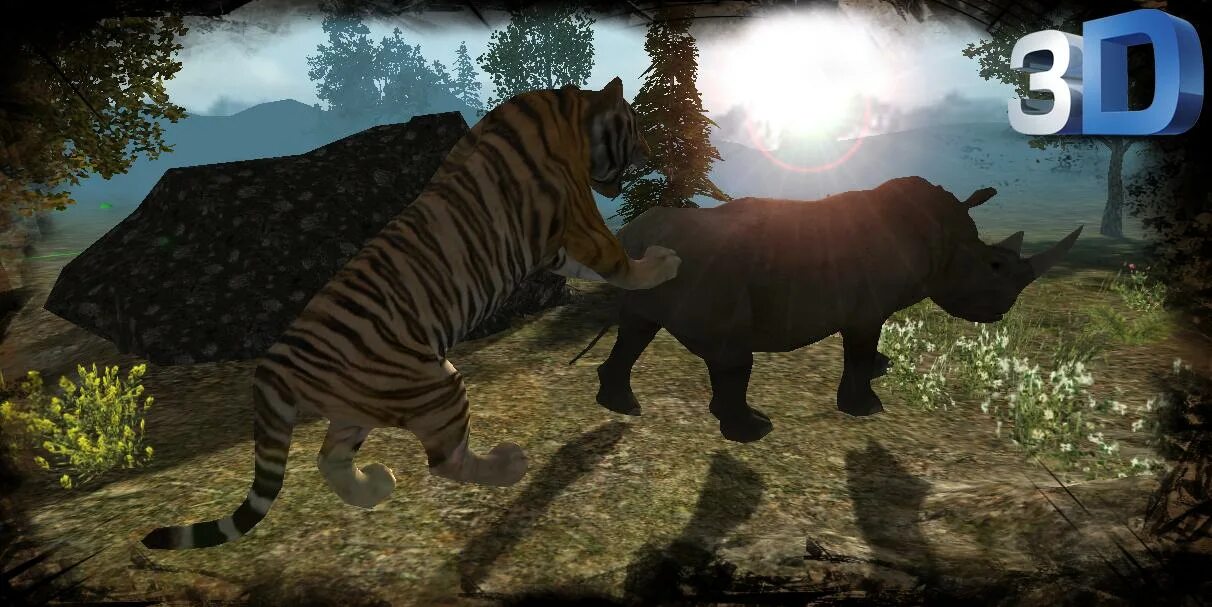 Симулятор Смилодона. Real Tiger Cub Simulator. Симулятор животных на ПК. Тигры в компьютерных играх.