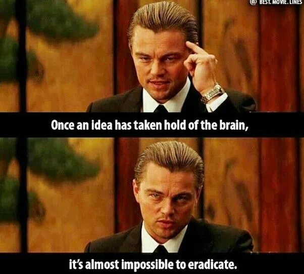 That having an idea is. Tell you friends. waiting to die - die alone. have an idea.