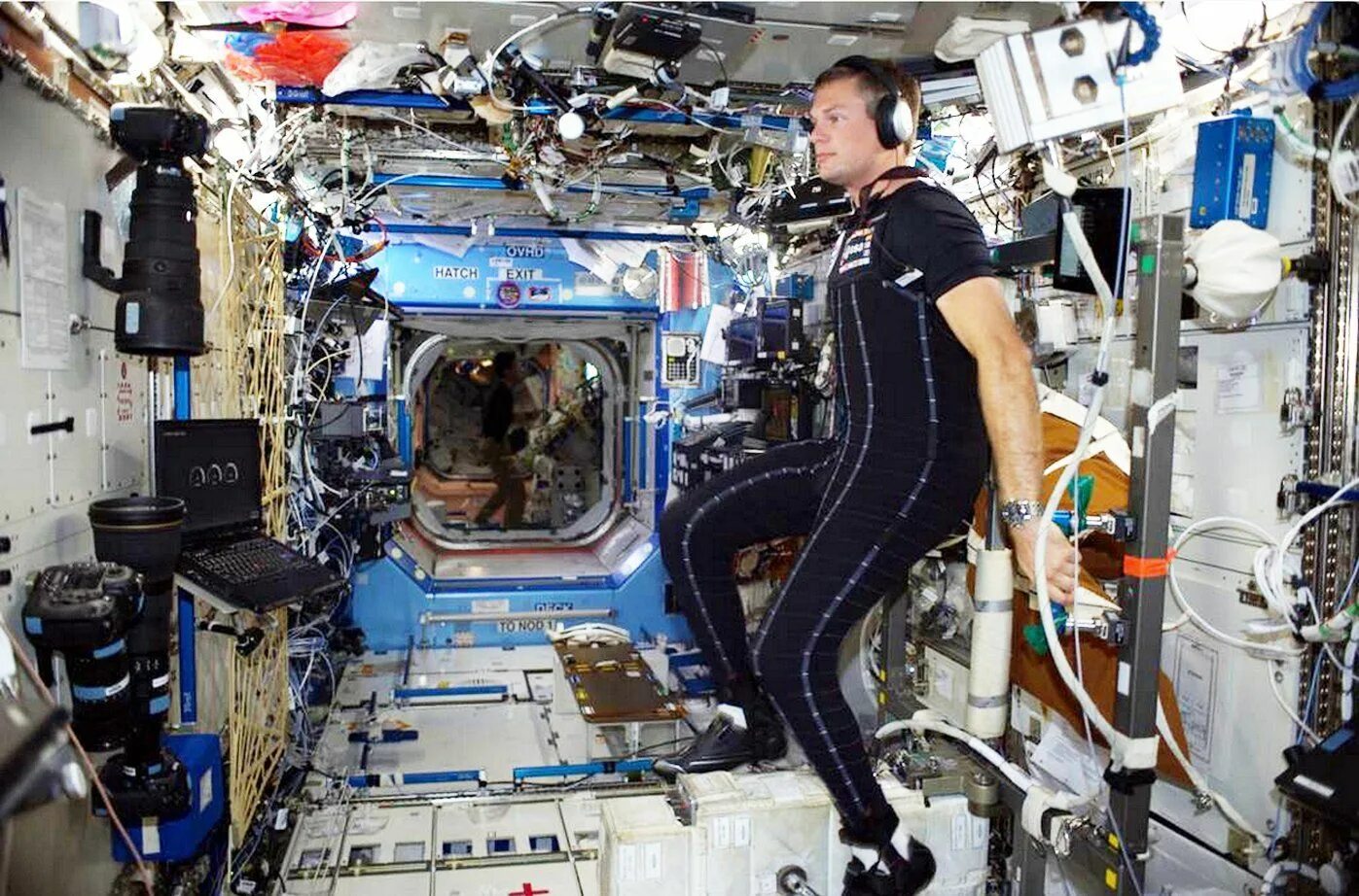 Who are in space
