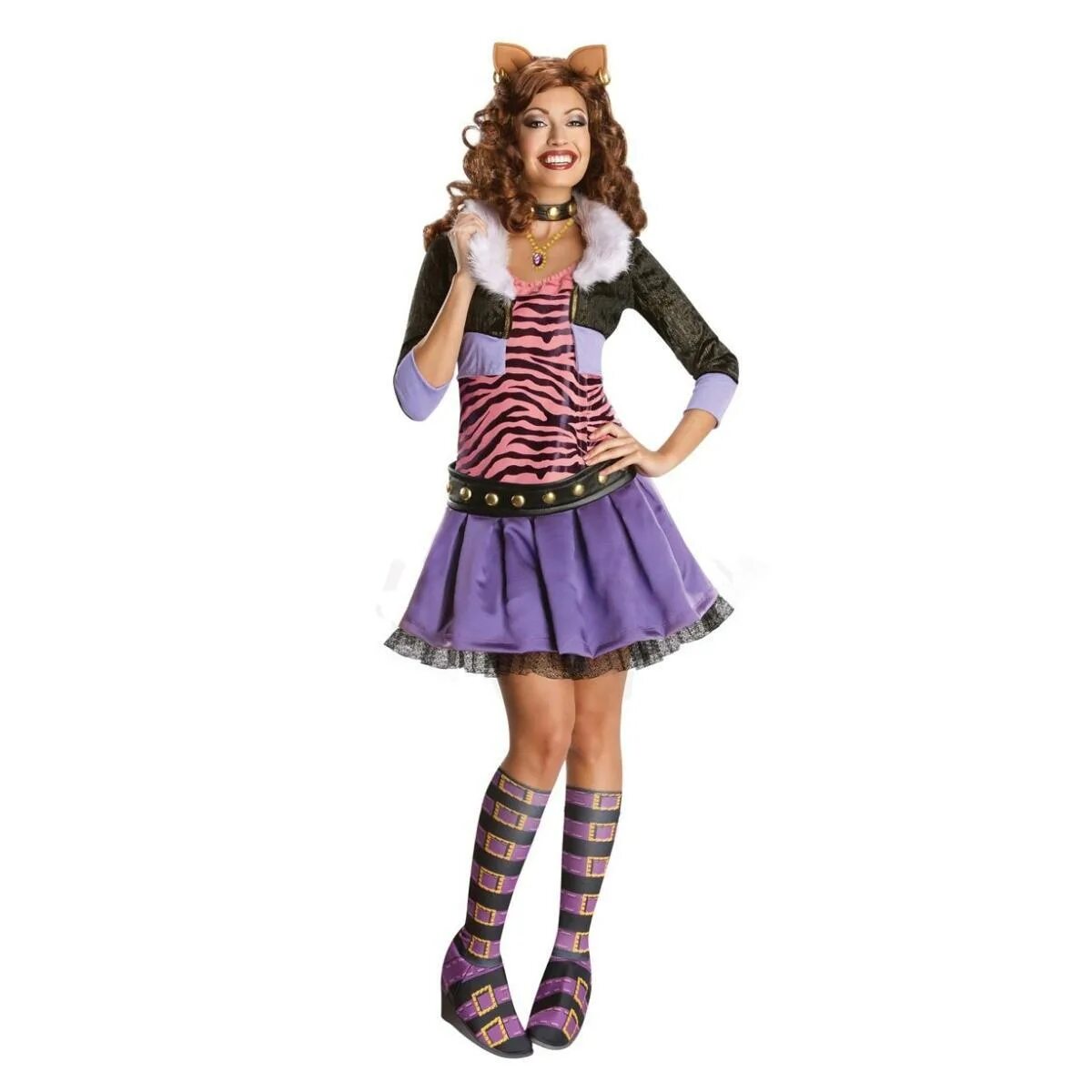 Костюм Клодин Вульф. Monster High костюм Клодин. Монстер Хай Клодин Хэллоуин. Косплей Монстер Хай Клодин Вульф.