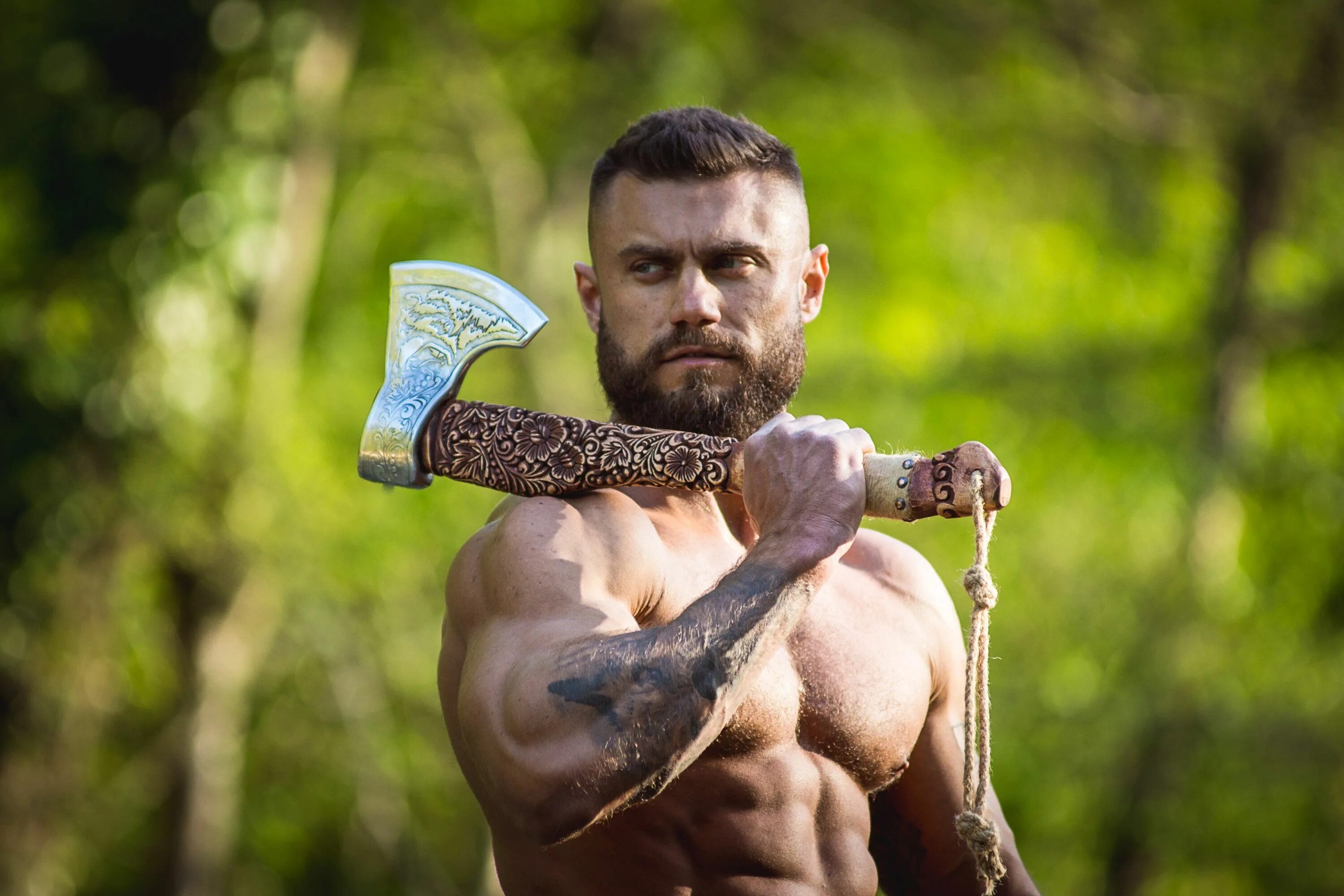 Axe man. Секира викингов. викинг axe. славяне мужчины.