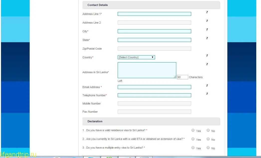 Электронная виза на шри ланку. Шри Ланка заполнение визы. Примеры заполнения анкеты на визу в Шри Ланку. Образец заполнения визы на Шри Ланку. Пример заполнения визы Шри Ланка.