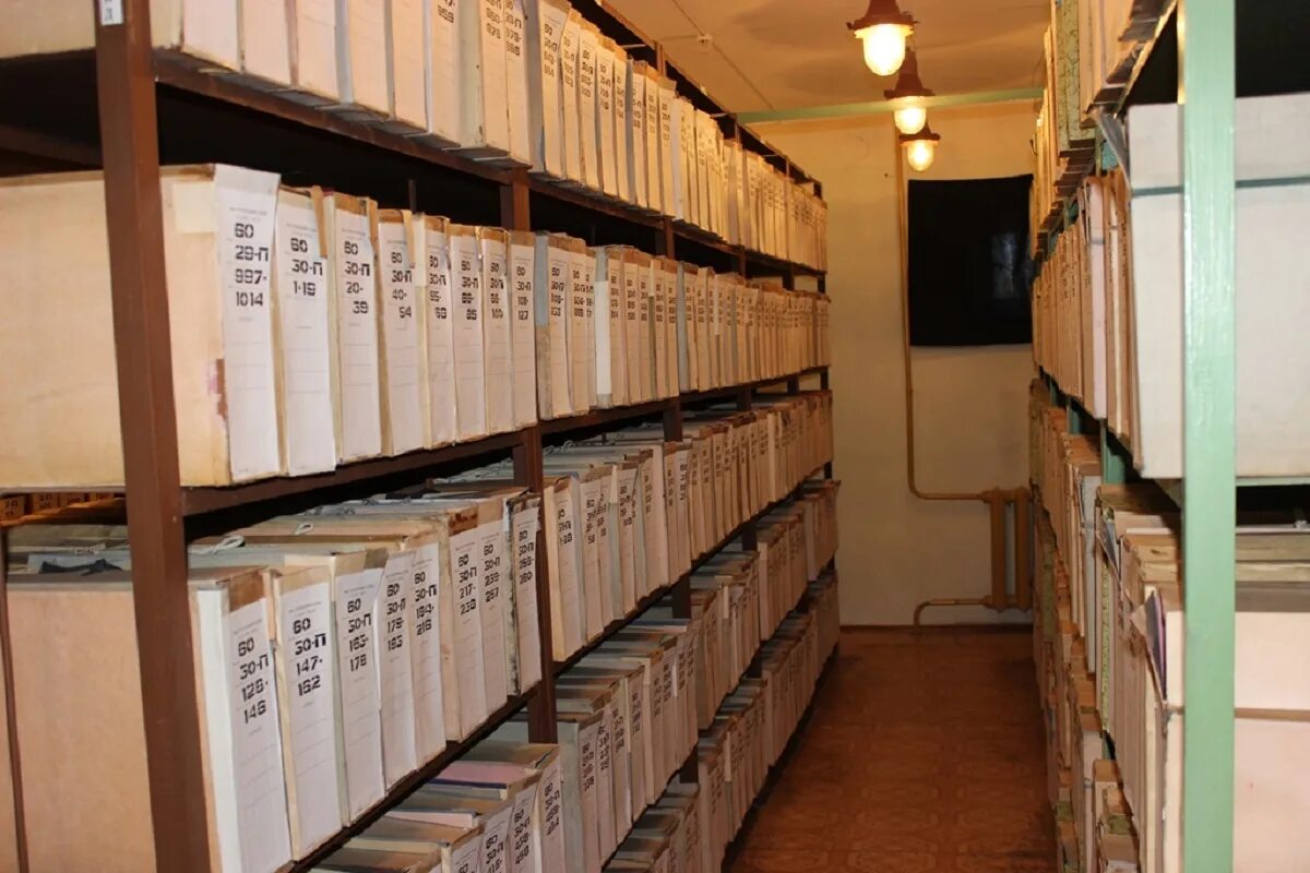 Организация хранения дел в архиве