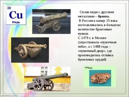 Объем бронзы