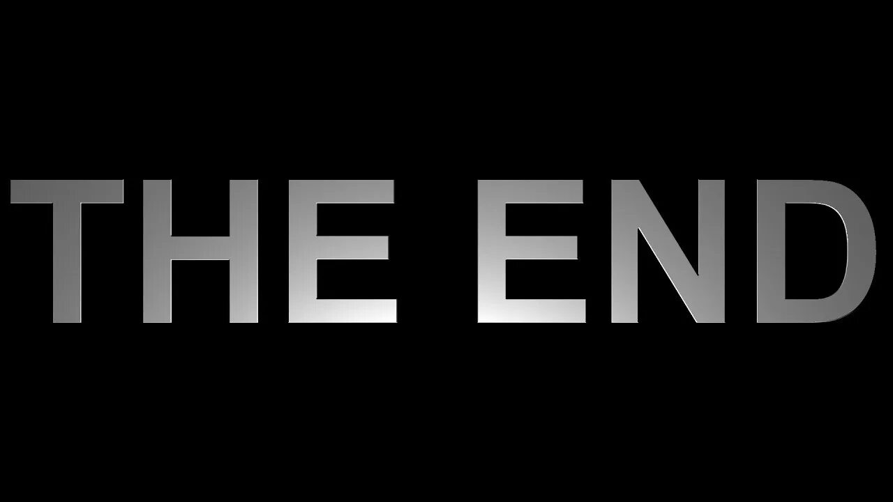 The end конец