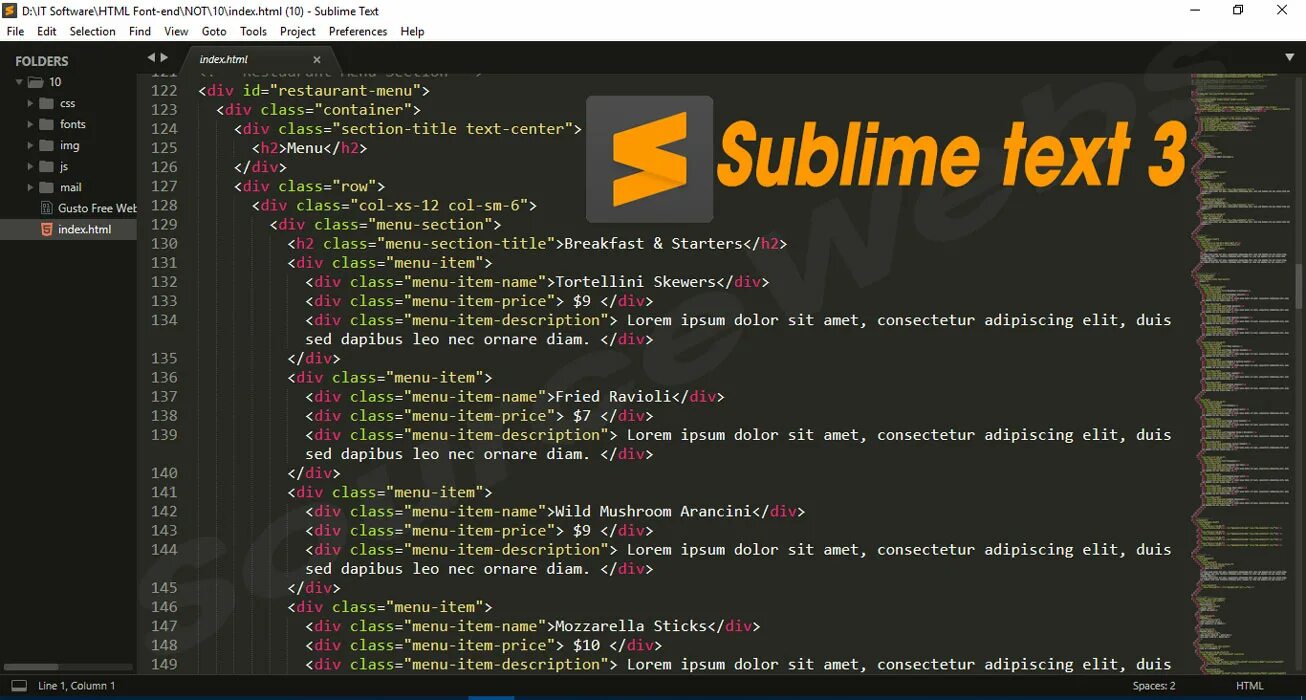 Items div. Текстовый редактор Sublime text. Sublime text 3. Редактор кода Sublime text 3. Саблайм текст 3.