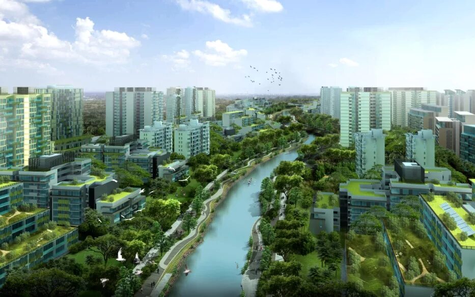 экогород донгтан. экологически чистые города. эко футуризм. китайско-сингапурский эко-город тяньцзинь. венсан каллебо архитектура.
