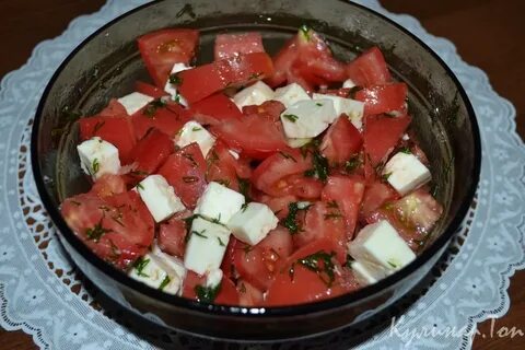 Салат с капустой помидорами брынзой