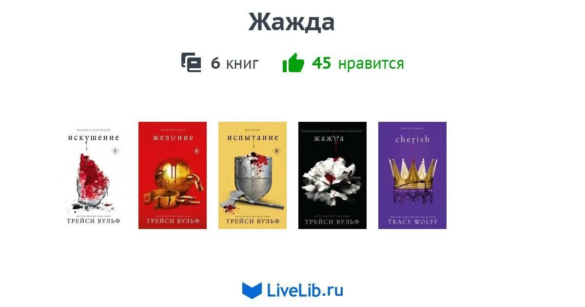 Цикл книг жажда