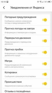 Погода оповещение