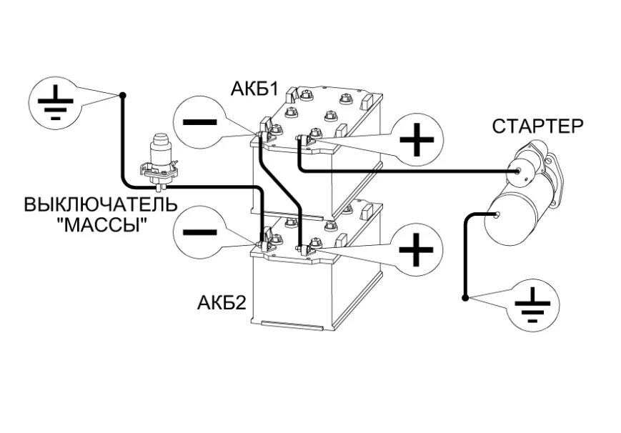 Схема подключения АКБ КАМАЗ. Схема подключения аккумуляторов на КАМАЗЕ. Схема подсоединения аккумуляторов КАМАЗ. Схема подключения 24 в АКБ КАМАЗ.