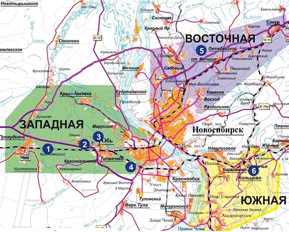 карта новосибирска с улицами карта новосибирска с улицами. карта новосибирска по районам. граница новосибирской области и казахстана на карте. карта новосибирской области. восточный обход новосибирска на карте.
