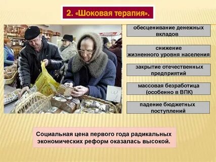 Методы шоковой терапии в экономике