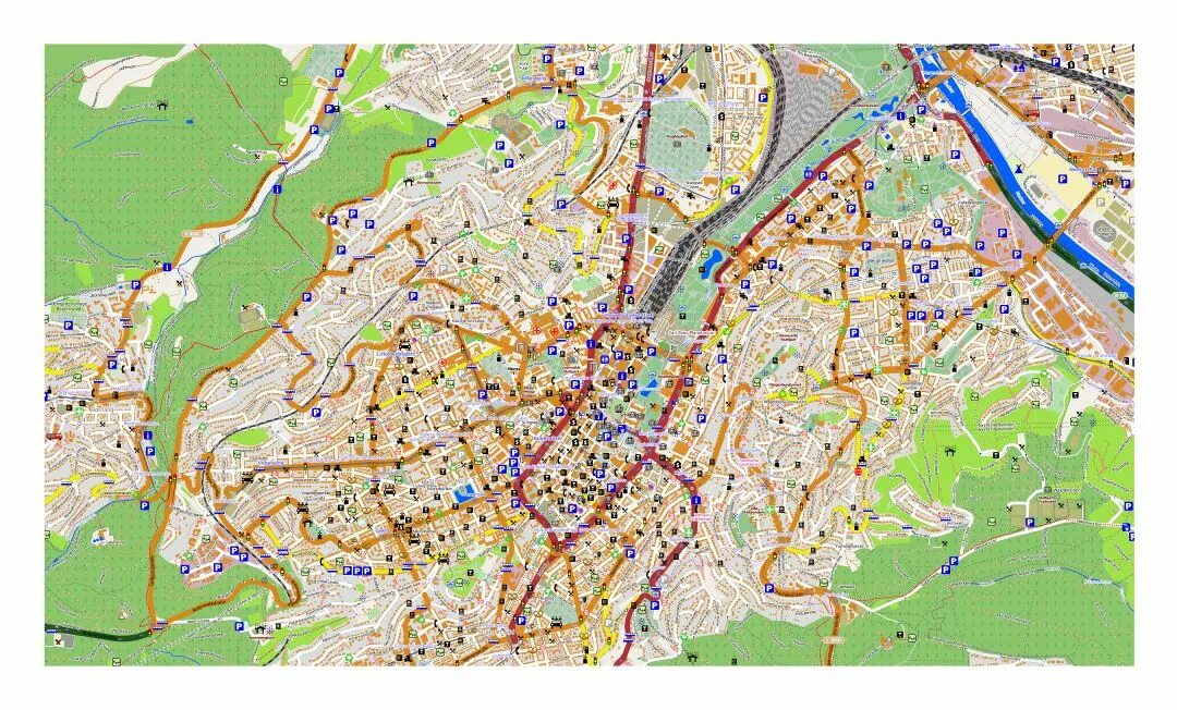 Достопримечательности Штутгарта на карте. Штутгарт на карте Германии. Город Stuttgart на карте. Штутгарт город в Германии на карте.