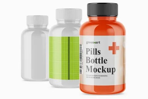 Download 157+ Opened Glossy Box With Pills Bottle Mockup Yellowimages.