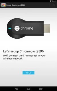 Chromecast с телефона