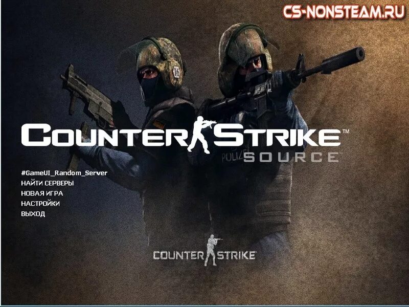 Контр страйк. Counter-Strike: source. Ксс. Counter Strike source меню.