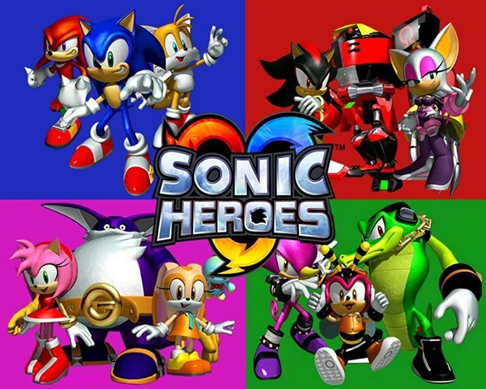 Sonic heroes 3. Sonic Heroes игра. Sonic Heroes ps2. Sonic Heroes команды. Sonic Heroes Crush 40.