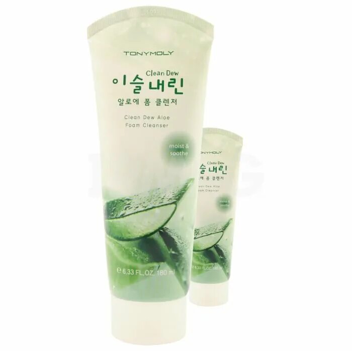 Tony Moly clean Dew Aloe Foam Cleanser 180 ml.