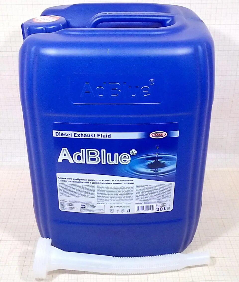 Мочевина Sintec ADBLUE 20л. Sintec ADBLUE 20 Л. ADBLUE Sintec жидкость для системы SCR дизельных двигателей 20л. Жидкость ADBLUE мочевина (20л).