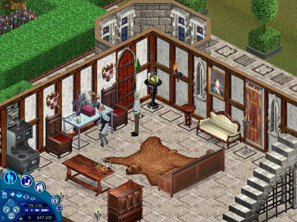 Игра дом где можно. The SIMS 1. Симс Ливин лардж. SIMS 1 Living large. The SIMS 1999.