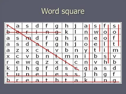 Word square