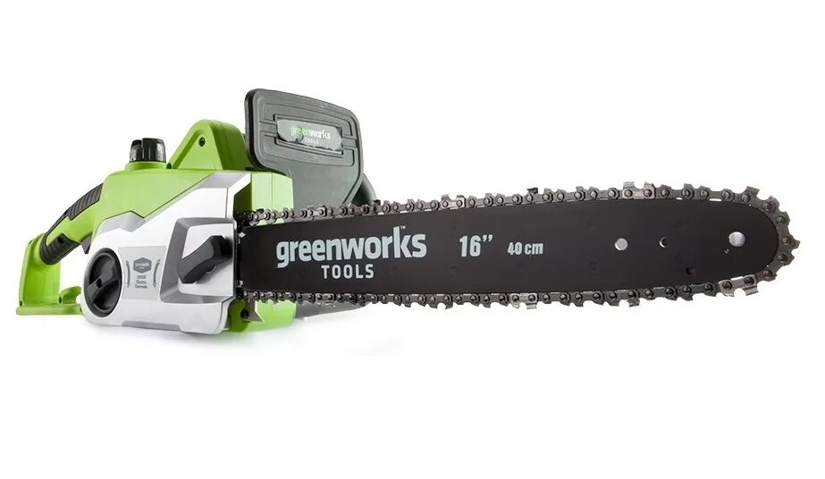 Пилы гринворкс купить. Цепная пила GREENWORKS gcs1840. Электропила GREENWORKS gcs2046. Цепная пила электрическая GREENWORKS gcs2046, 2000w, 45 см. Цепная электрическая пила Oregon cs300.