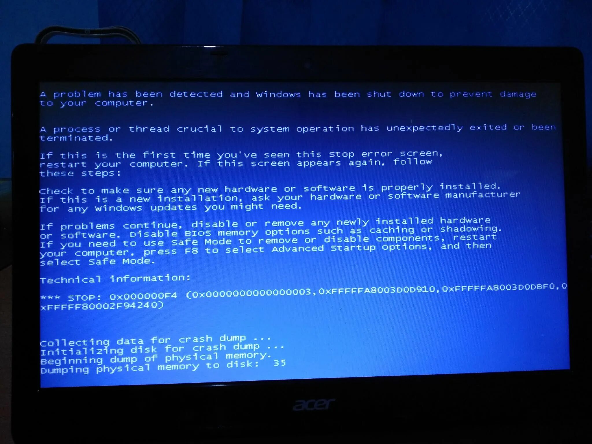 Dumping physical Memory to Disk Windows 7 синий экран. Bluescreen для дамп памяти. Memory Disk. Dumping physical Memory Disk Error Blue Screen. Ram error