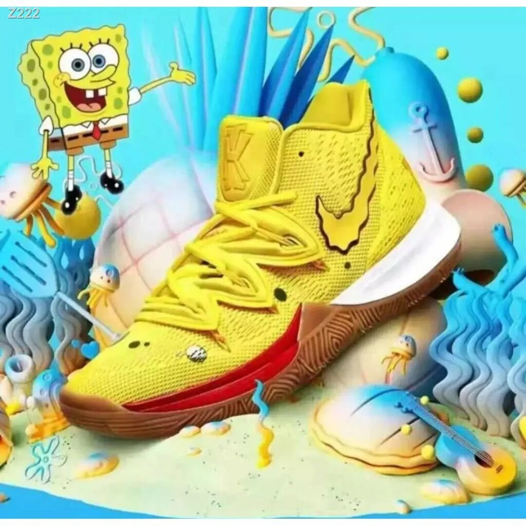 Spongebob 5. Nike Kyrie 5 Spongebob. Кайри Ирвинг кроссовки 5 Спанч Боб. Nike Kyrie 5 Spongebob Squarepants. Nike Kyrie 5 Plankton.