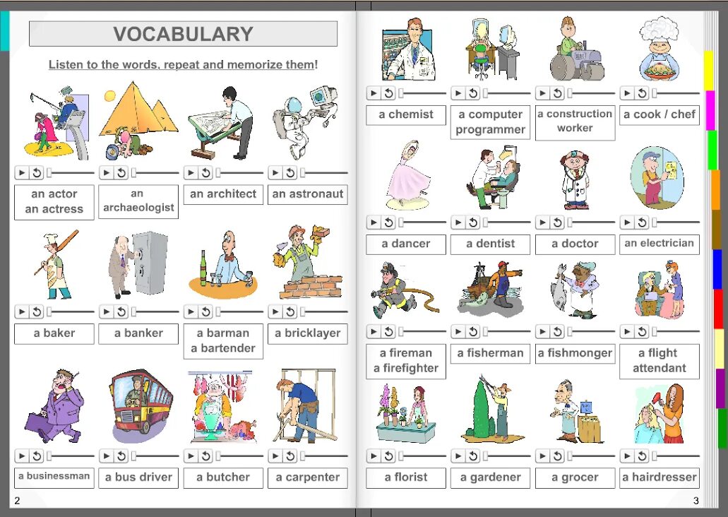 Work on your vocabulary. Vocabulary. Professions in English for Kids. Jobs and Professions Vocabulary. Jobs in English Vocabulary.