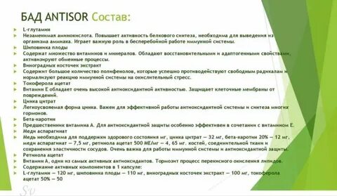 Содержание активного